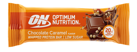 Barra de Chocolate e Caramelo 60g - On Optimum Nutrition - Crisdietética