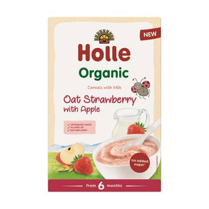 Organic Strawberry Apple Dairy Food 6M 250g - Holle - Crisdietética