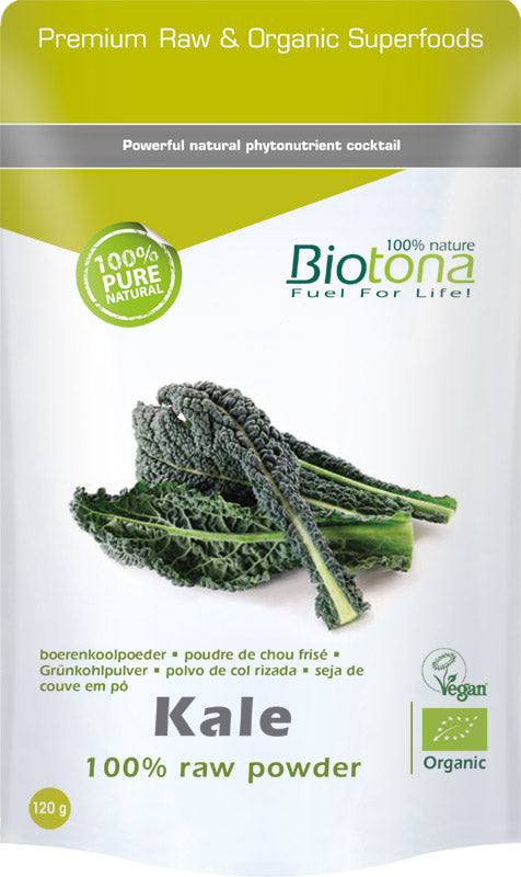 Kale Raw Powder 120g - Biotona - Crisdietética