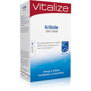 Vitalize - Huile de Krill 60 gélules - Crisdietética
