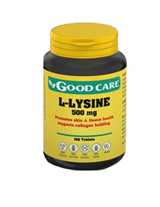 L-Lisina 500 mg 100 Caps - Good Care - Crisdietética
