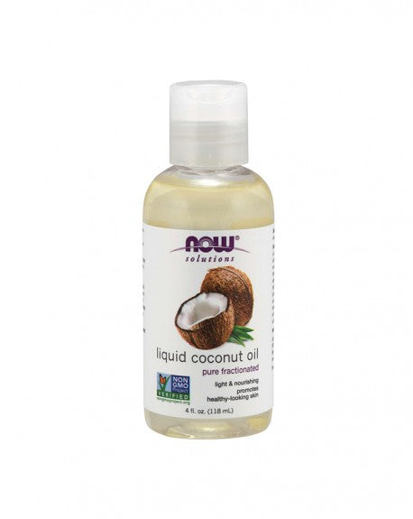 Óleo de Coco (Liquid Coconut Oil) 118ml - Now - Crisdietética