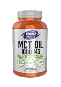 MCT Oil 1000mg 150 capsule - Now Sports - Crisdietética