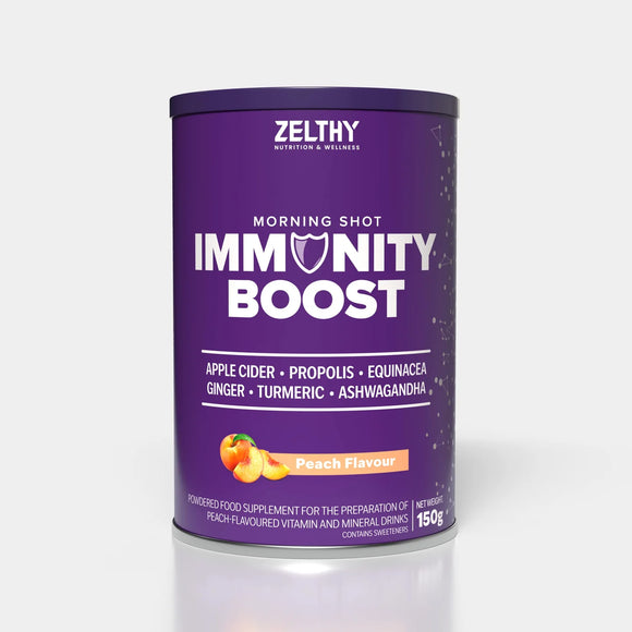 Immunity Boost Pêssego 150g - Zelthy - Crisdietética