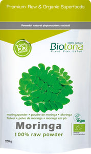 Moringa Rohpulver 200g - Biotona - Crisdietética