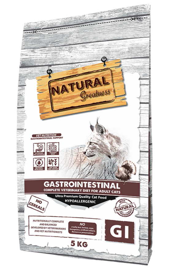 Vet Dry Diet Cat Gastrointestinal 5kg - Natural Greatness - Crisdietética
