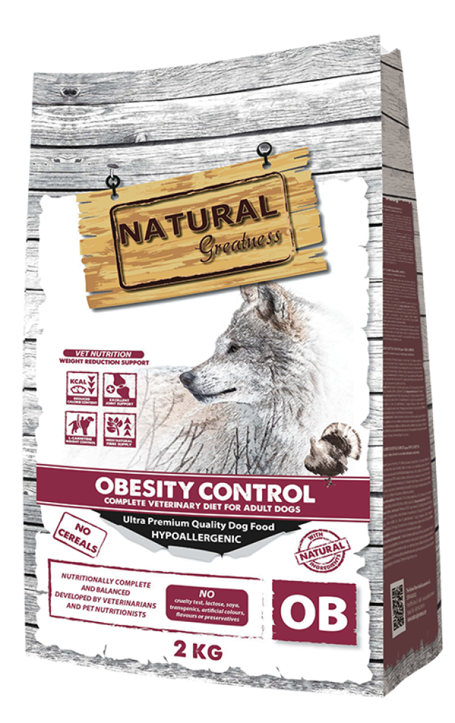 Vet Dry Diet Dog Obesity 2kg - Natural Greatness - Crisdietética