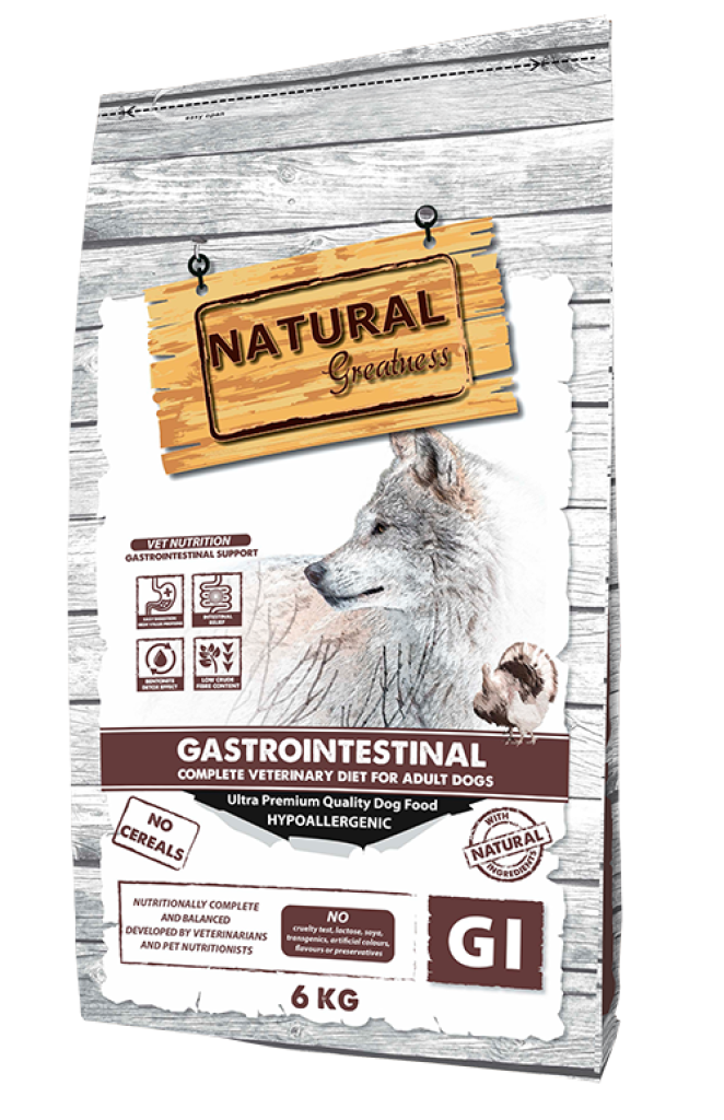 Vet Dry Diet Dog Gastrointestinal 6kg - Natural Greatness - Crisdietética