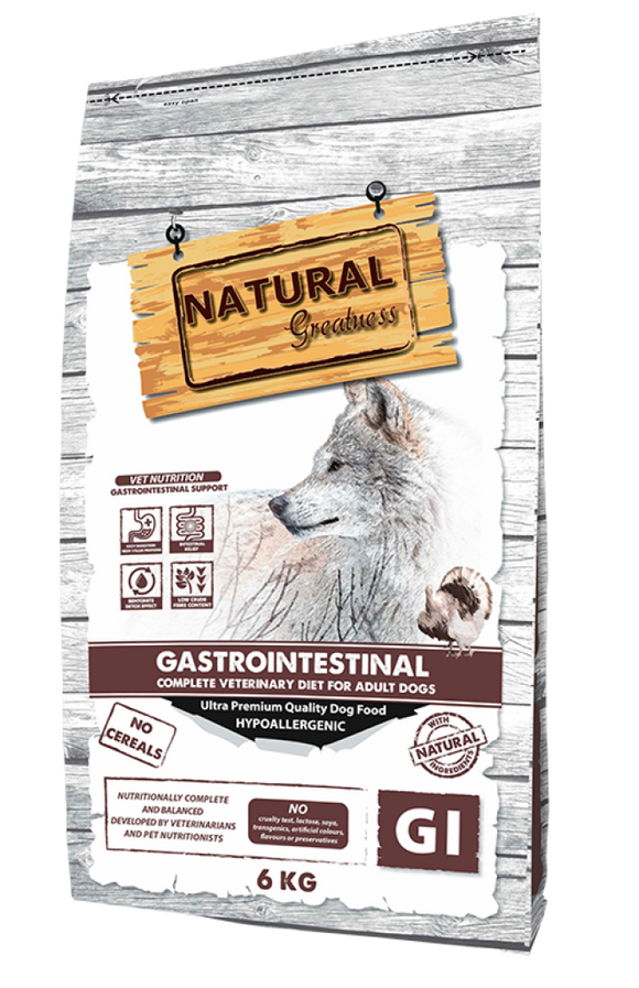 Vet Dry Diet Dog Gastrointestinal 6kg - Natural Greatness - Crisdietética