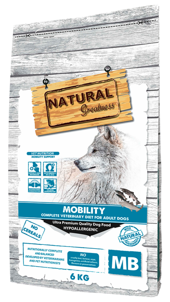 Vet Dry Diet Dog Mobility 6kg - Natural Greatness - Crisdietética