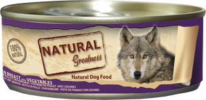 Dog Dog Chicken Breast & Vegetables 156g - Natural Greatness - Crisdietética