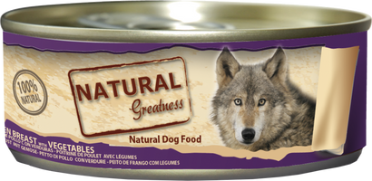 Dog Petto di Pollo e Verdure 156g - Natural Greatness - Crisdietética