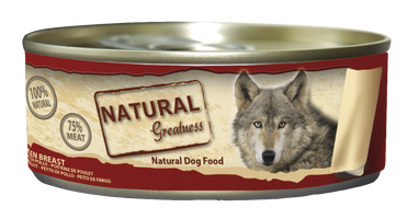 Cão Dog Chicken Breast 156g - Natural Greatness - Crisdietética