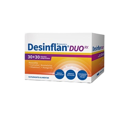 Desinflan Duo RX 30 Cápsulas + 30 Comprimidos - Farmodiética - Crisdietética