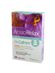AnsioRelax Be Calmm 30 Cáps - Bio-Hera - Crisdietética