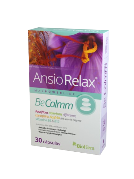 AnsioRelax Be Calmm 30 Cáps - Bio-Hera - Crisdietética