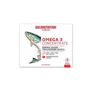 Omega 3 Concentrate - GN Clinical 60 capsules - GoldNutrition - Crisdietética