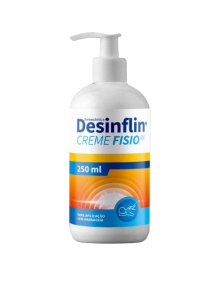 Desinflin Fisio Creme 250ml - Farmodiética - Crisdietética