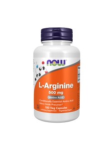 L-Arginine 500mg 100 Cápsulas - Now - Crisdietética