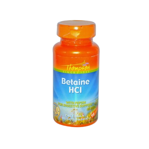 Betain HCI 90 Cápsulas - Thompson - Crisdietética