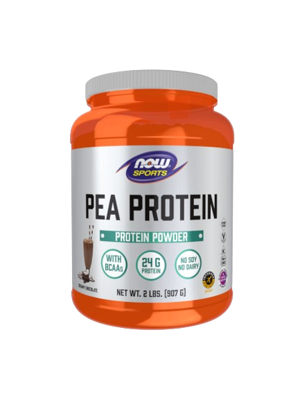Pea Protein Chocolate 907g - Now Sports - Crisdietética