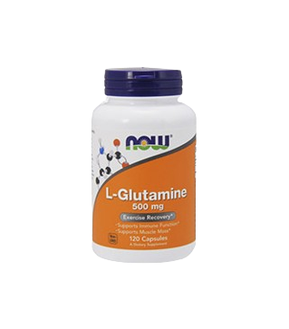 L-Glutamine 500mg 120 Cápsulas -Now