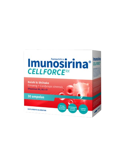 Imunosirina Cellforce Rx 30 ampolas - Farmodiética - Crisdietética
