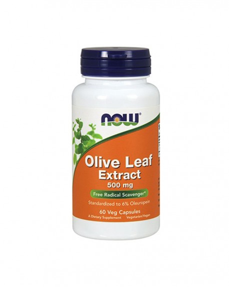 Olive Leaf Extract 500 mg 60 Cápsulas - Now - Crisdietética