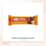 Protein Bar Chocolate Caramel 60g — Optimum Nutrition — embalagem do produto — imagem 1