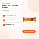Protein Bar Chocolate Caramel 60g — Optimum Nutrition — benefícios e destaques — imagem 2