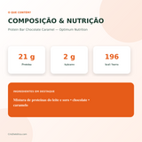 Protein Bar Chocolate Caramel 60g — Optimum Nutrition — composição e nutrição — imagem 3