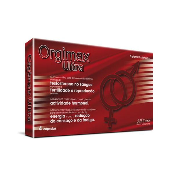 Orgimax Ultra 4 cápsulas Fharmonat - Crisdietética