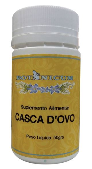 Casca D`Ovo 50 Gr Pó Botinicum - Crisdietética