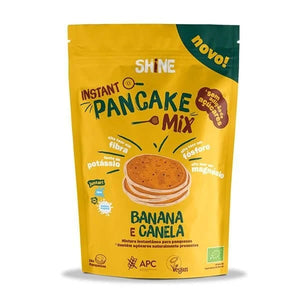 Instant Pancake Mix with Banana and Cinnamon 400g - Shine - Crisdietética