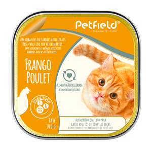 Pate Wetfood Cat Chicken 100g *32 Einheiten - Petfield - Crisdietética