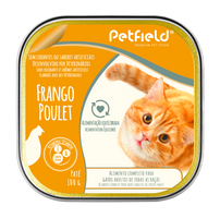 Pate Wetfood Cat Chicken 100g *32 Unidades - Petfield - Crisdietética