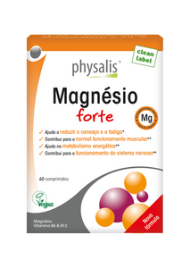 Magnesio Forte Vegano 60 Comprimidos - Physalis - Crisdietética
