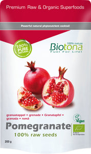 Granatapfel-Rohsamen Bio 200g - Biotona - Crisdietética
