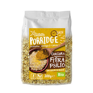 Porridge (Gruau) Curcuma et Fibres Psyllium Sans Gluten Bio - Fourni - Crisdietética