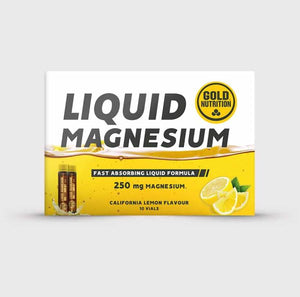 Magnesium 250 mg 10 Ampullen - GoldNutrition - Crisdietética