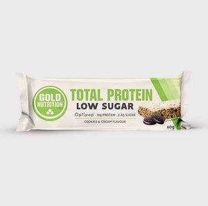 Protein Bar 低糖饼干和奶油 60 克 - GoldNutrition - Crisdietética
