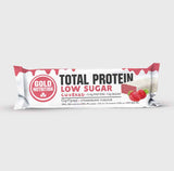 Total Protein, Erdbeere und Schokolade mit niedrigem Zuckerüberzug, 30 g – GoldNutrition – Crisdietética