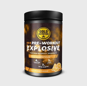 Pre Workout Explosive 1Kg Orange - GoldNutrition - Crisdietética