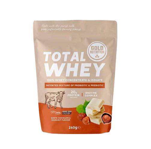 Total Whey 260g - White Chocolate Hazelnut - GoldNutrition