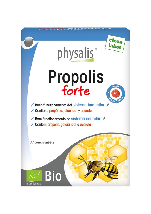 Propolis Forte 30 Comprimidos - Physalis - Crisdietética