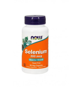 Selenium 200mcg 90 Capsules - Now - Crisdietética