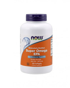Super Omega EPA 120 Capsules - Now - Crisdietética