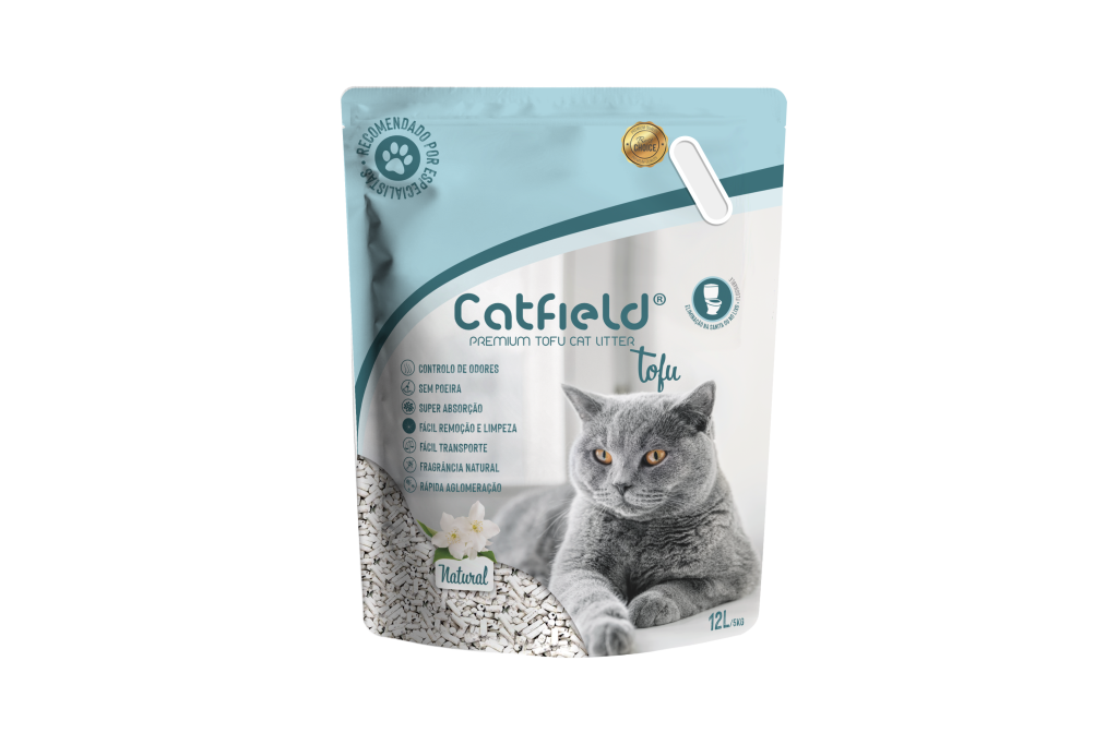 Areia p/Gatos Premium Tofu 12 LT - Catfield
