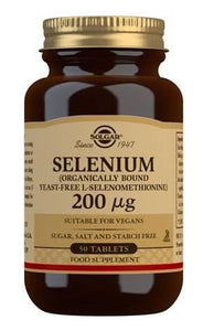 Solgar Selenium 200mcg 50 comp Ohne Hefe - Crisdietética