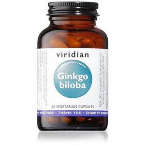 Hoja de Ginkgo Biloba 60 cápsulas vegetales - Viridian - Crisdietética